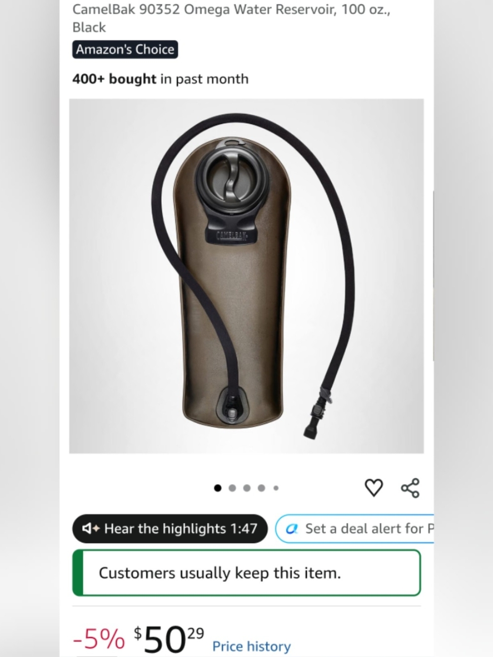CamelBak Omega Hydration Reservoir